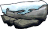 Rock Covered in Snow